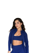Navy Blue Zip Jacket