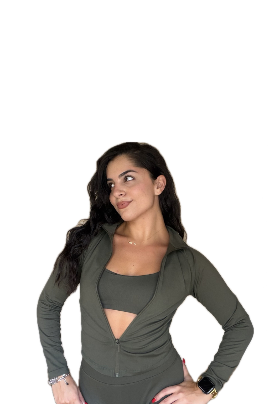 Olive Zip Jacket