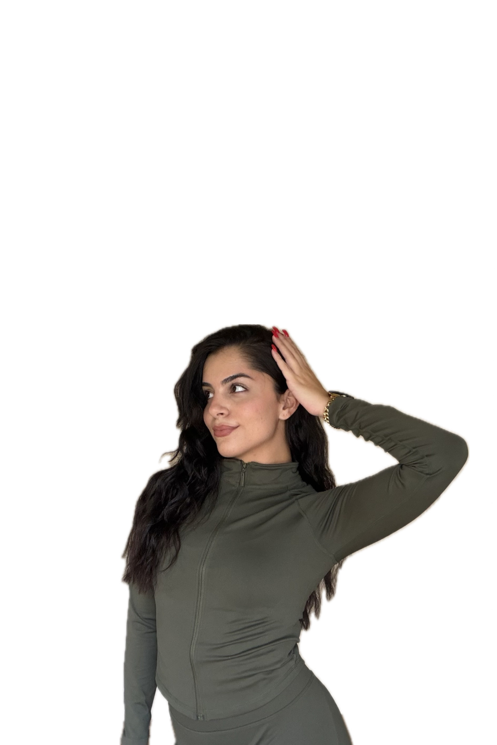 Olive Zip Jacket