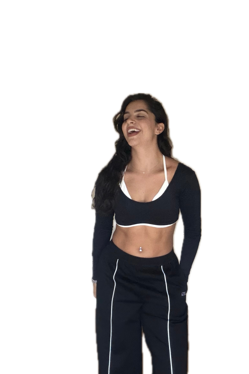 Onyx Sleeve Crop Top