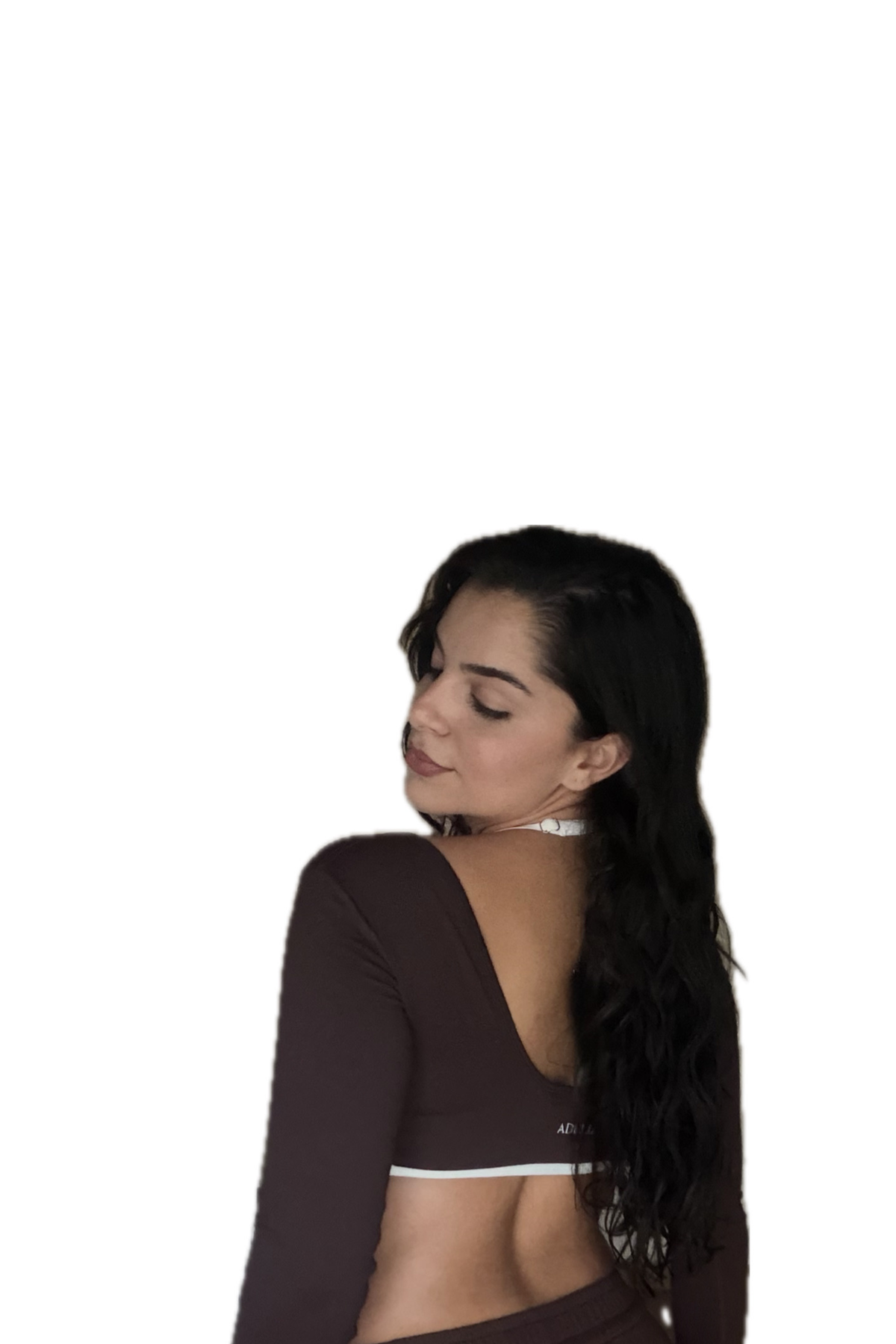 Mocha Sleeve Crop Top