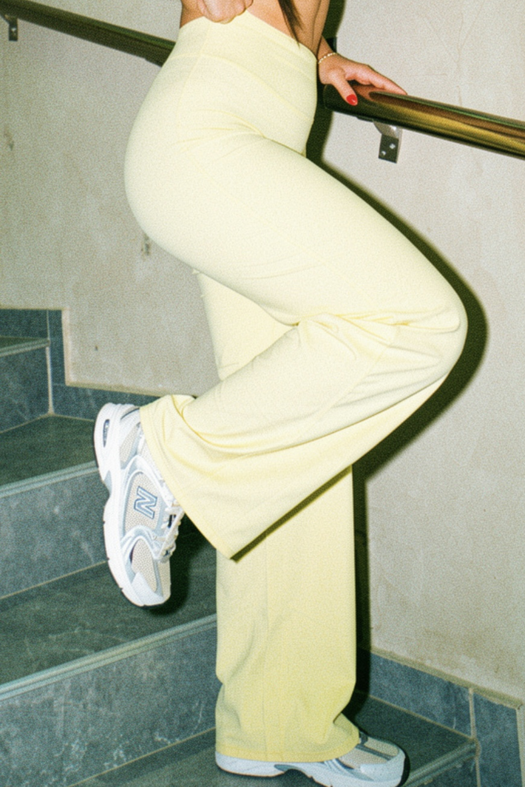 Butter Yellow Straight Legg Leggings