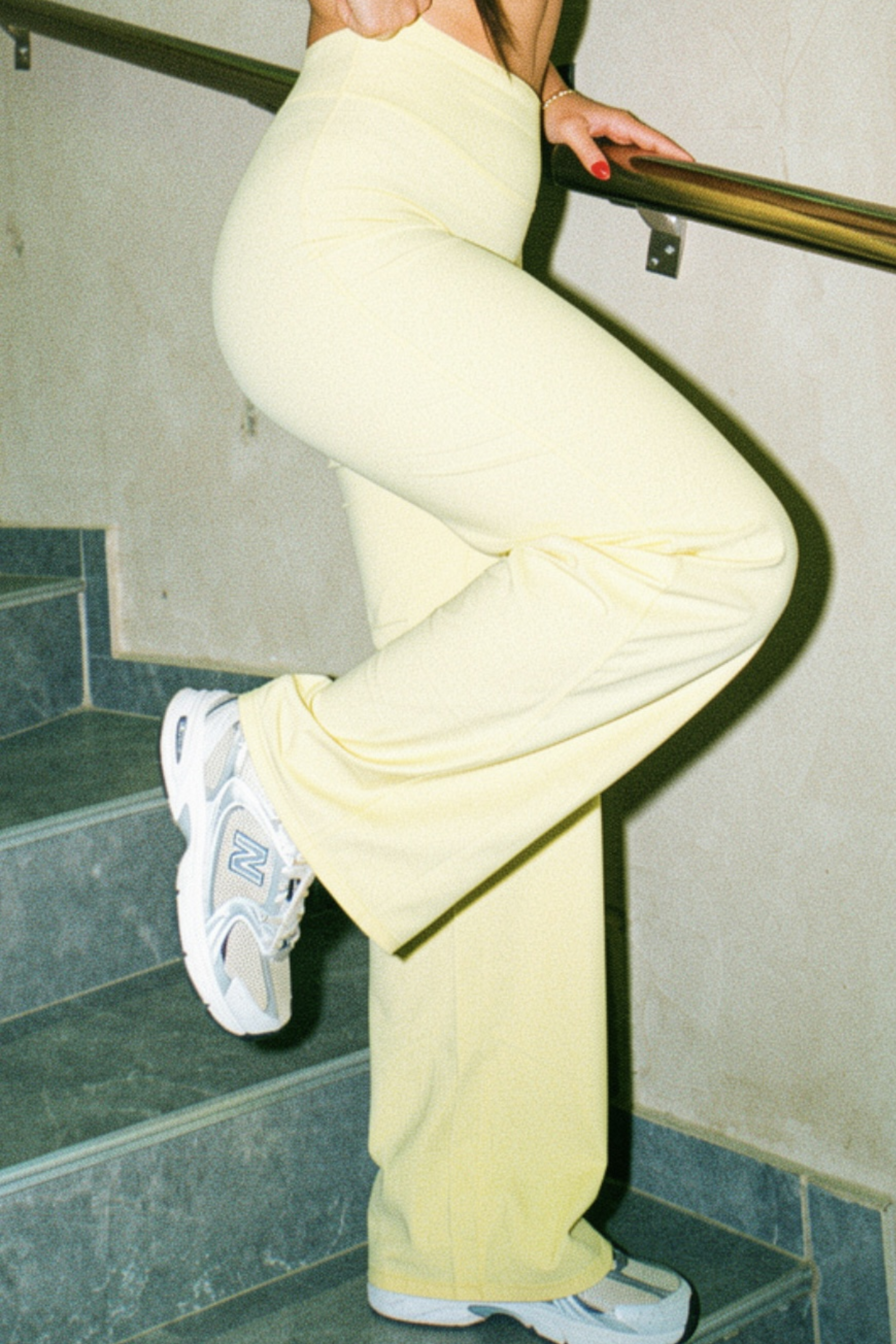 Butter Yellow Straight Legg Leggings