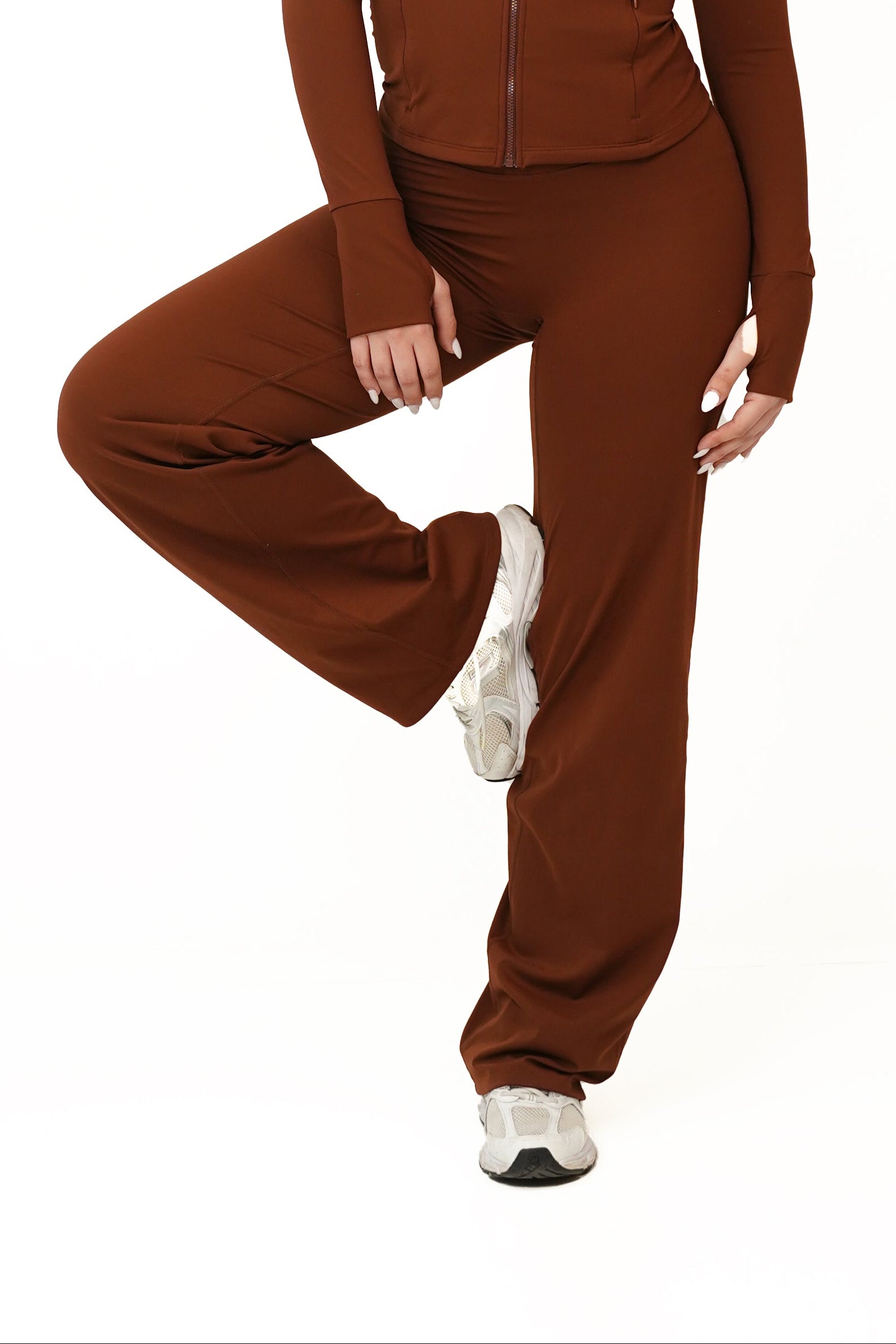 Cappuccino straight leg leggings