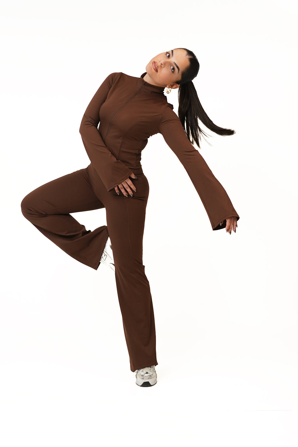 Mocha Zip-Jacket