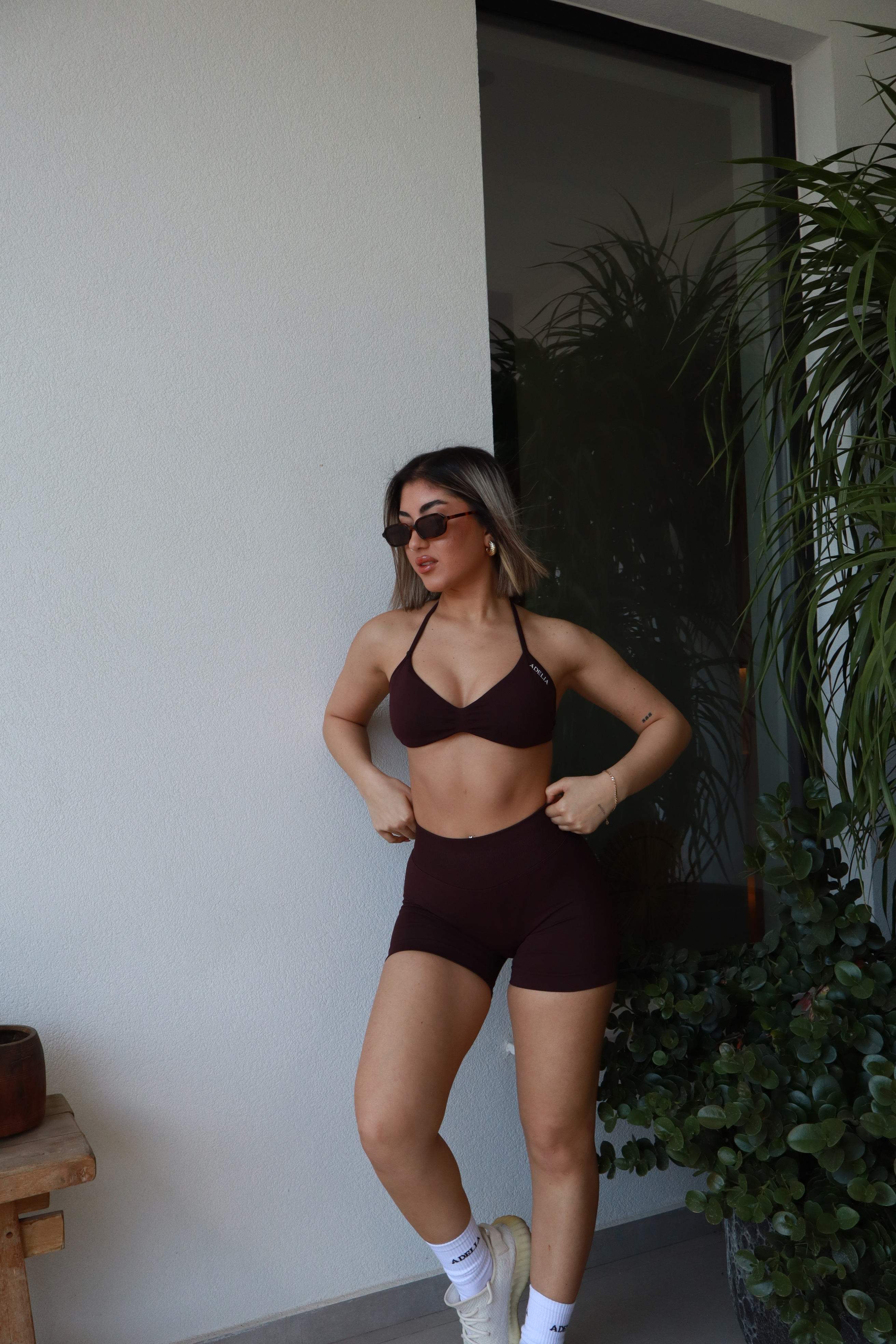 Deep Violet Short (ruched)