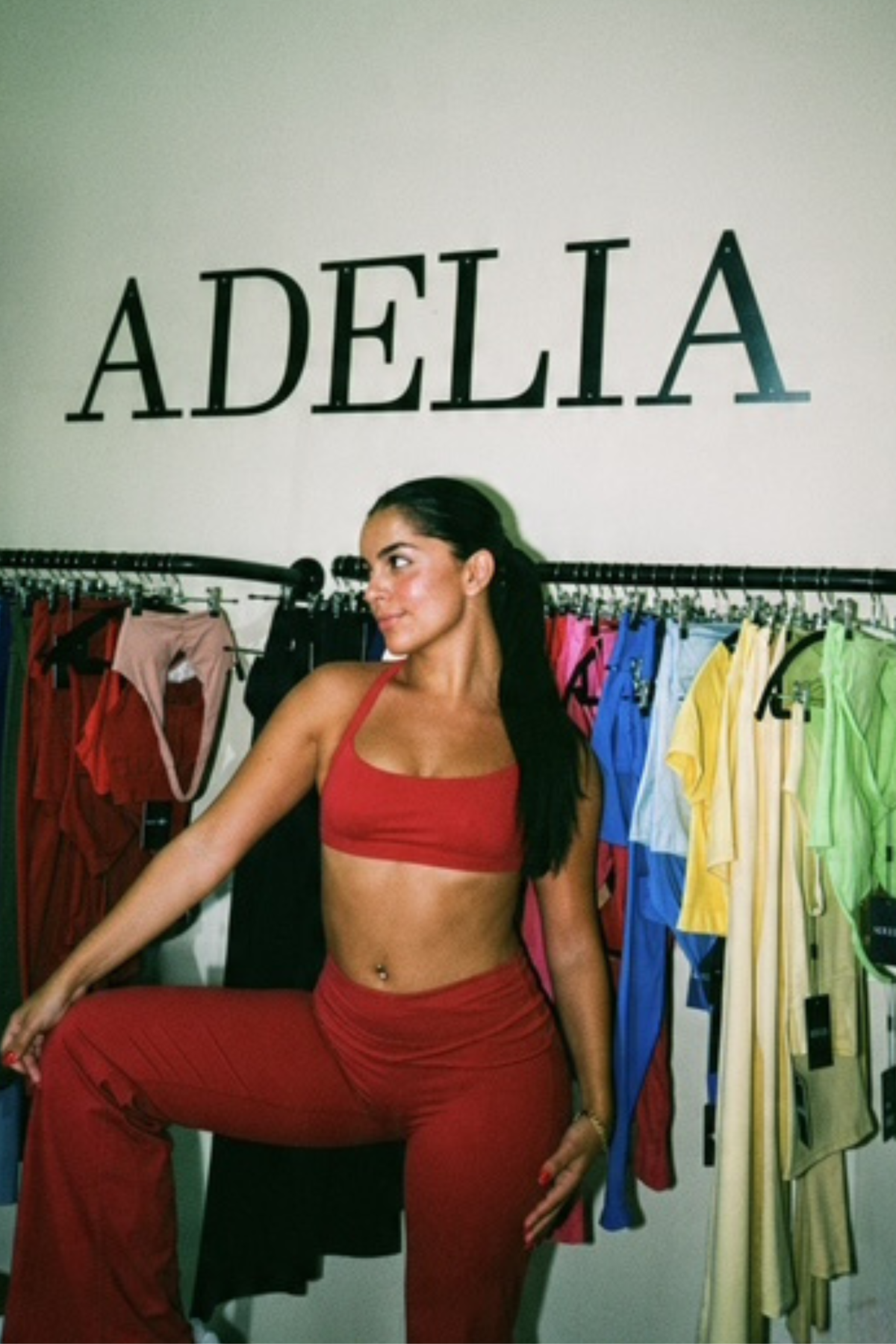 Red Velvet Essential Straight Leggings