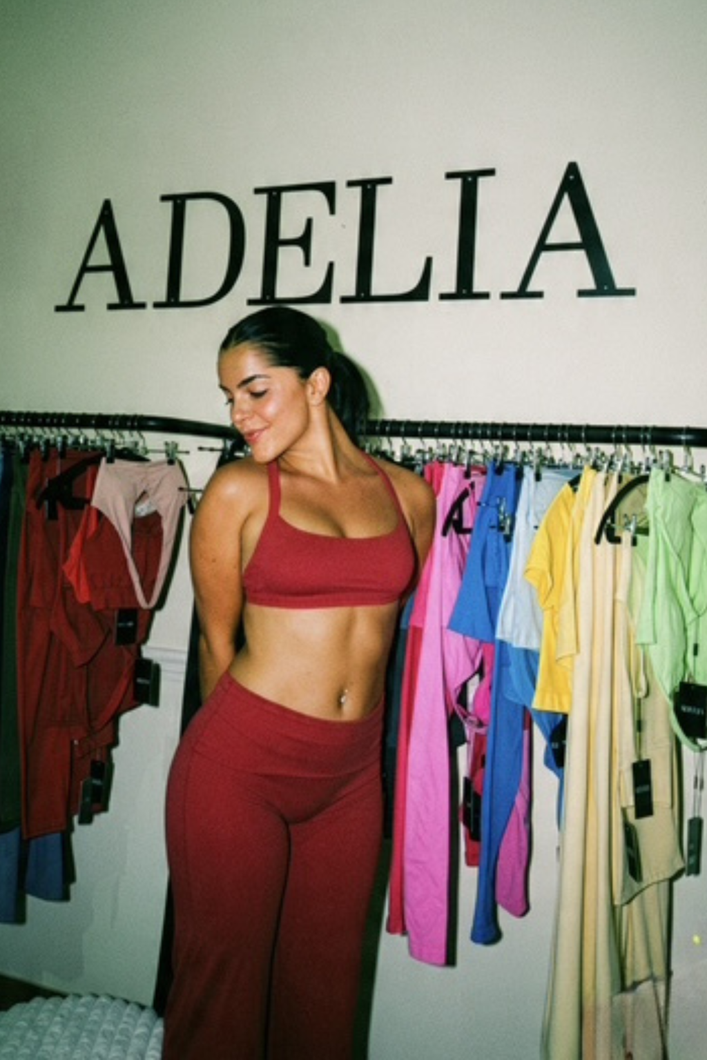 Red Velvet Essential Straight Leggings